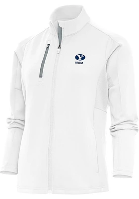Antigua BYU Cougars Womens White Mom Generation Light Weight Jacket