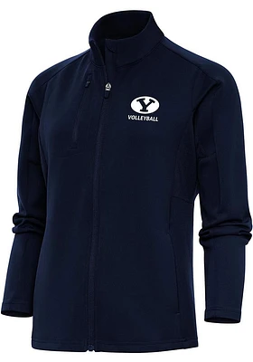 Antigua BYU Cougars Womens Navy Blue Volleyball Generation Light Weight Jacket
