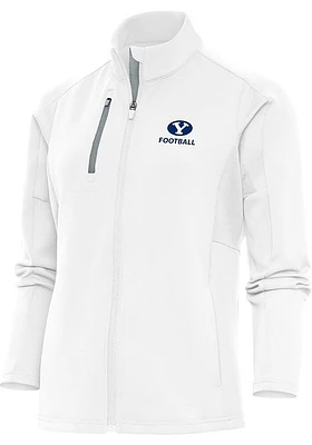 Antigua BYU Cougars Womens White Football Generation Light Weight Jacket