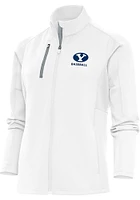 Antigua BYU Cougars Womens White Baseball Generation Light Weight Jacket