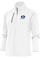 Antigua BYU Cougars Womens White Basketball Generation Light Weight Jacket