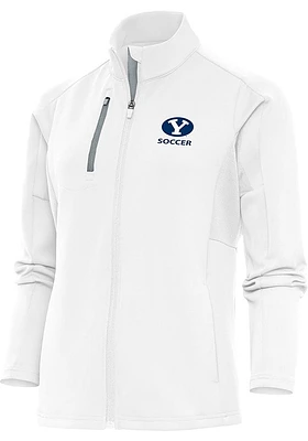 Antigua BYU Cougars Womens White Soccer Generation Light Weight Jacket