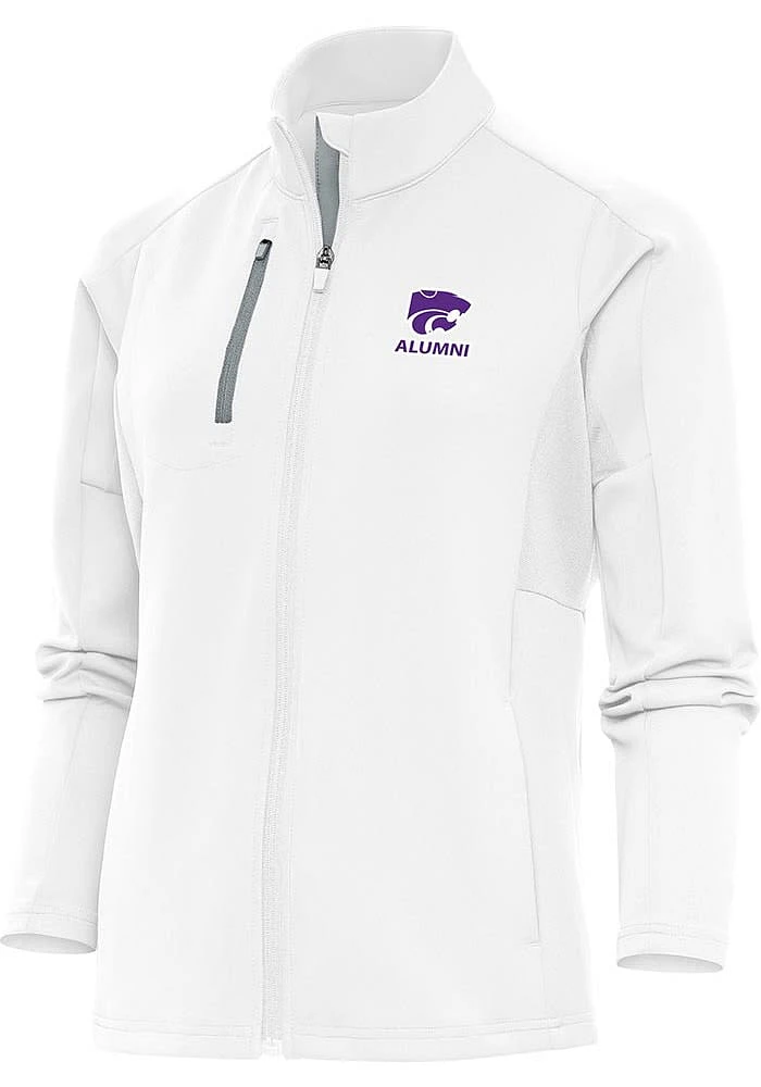 Antigua K-State Wildcats Womens White Alumni Generation Light Weight Jacket