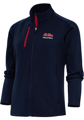 Antigua Ole Miss Rebels Womens Navy Blue Volleyball Generation Light Weight Jacket