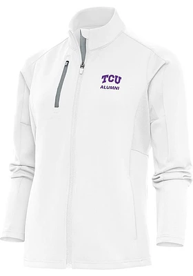 Antigua TCU Horned Frogs Womens White Alumni Generation Light Weight Jacket