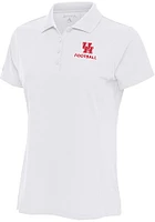 Antigua Houston Cougars Womens Football Legacy Pique Short Sleeve Polo Shirt