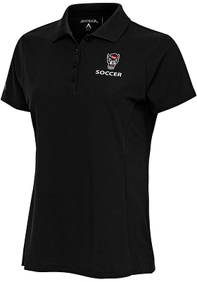 Antigua NC State Wolfpack Womens Soccer Legacy Pique Short Sleeve Polo Shirt