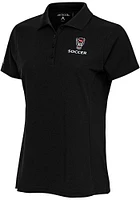 Antigua NC State Wolfpack Womens Soccer Legacy Pique Short Sleeve Polo Shirt