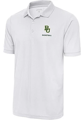 Antigua Baylor Bears Basketball Legacy Pique Big and Tall Polo