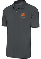 Antigua Clemson Tigers Volleyball Legacy Pique Big and Tall Polo