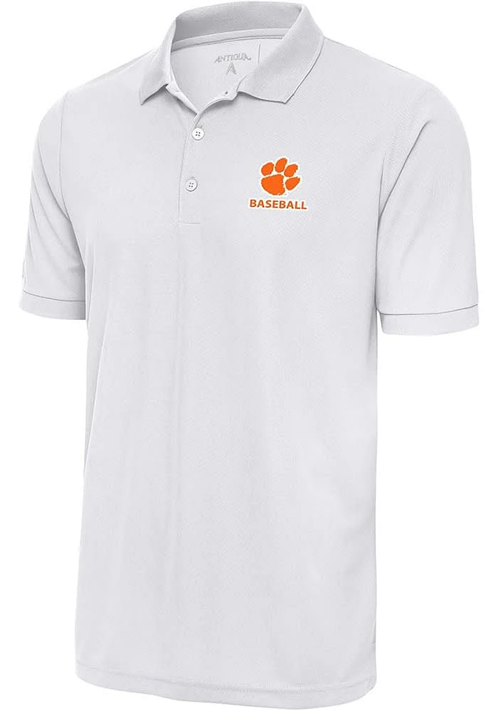 Antigua Clemson Tigers Baseball Legacy Pique Big and Tall Polo