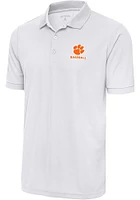 Antigua Clemson Tigers Baseball Legacy Pique Big and Tall Polo