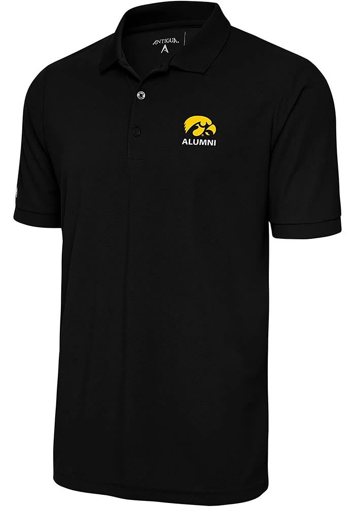 Antigua Iowa Hawkeyes Alumni Legacy Pique Big and Tall Polo