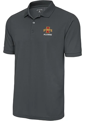 Antigua Iowa State Cyclones Alumni Legacy Pique Big and Tall Polo