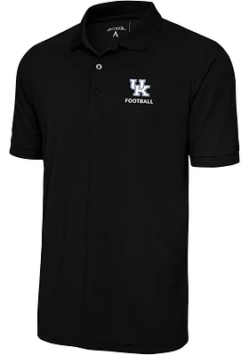 Antigua Kentucky Wildcats Football Legacy Pique Big and Tall Polo