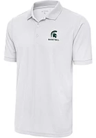 Antigua Michigan State Spartans Basketball Legacy Pique Big and Tall Polo