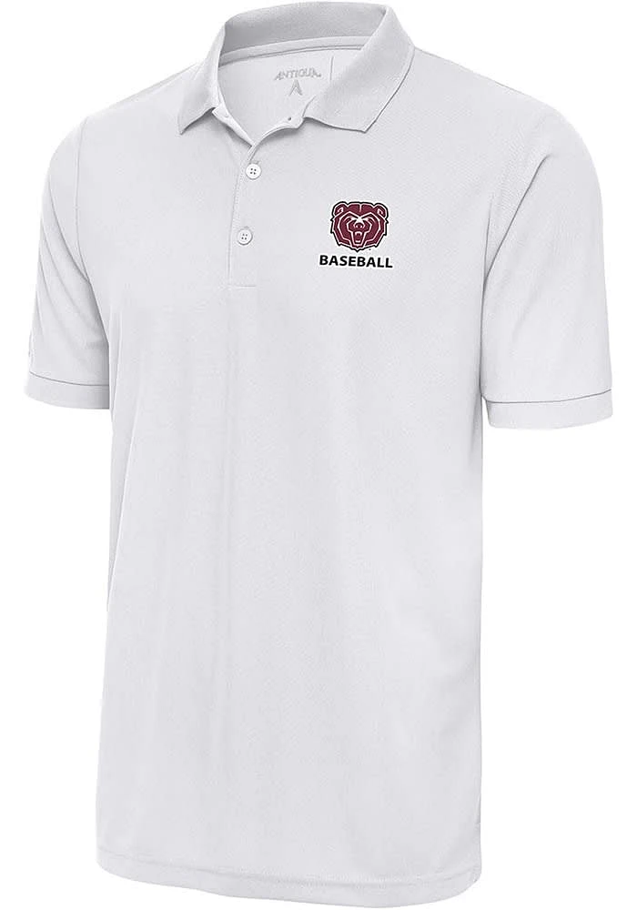 Antigua Missouri State Bears Baseball Legacy Pique Big and Tall Polo