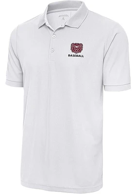 Antigua Missouri State Bears Baseball Legacy Pique Big and Tall Polo
