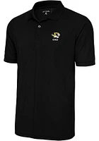 Antigua Missouri Tigers Black Dad Legacy Pique Big and Tall Polo