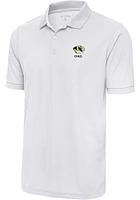 Antigua Missouri Tigers White Dad Legacy Pique Big and Tall Polo