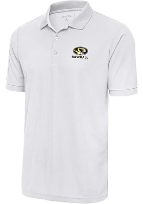 Antigua Missouri Tigers Baseball Legacy Pique Big and Tall Polo