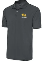 Pitt Panthers Antigua Football Legacy Pique Big and Tall Polo