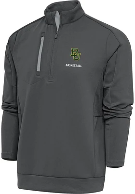 Antigua Baylor Bears Mens Basketball Generation Long Sleeve Qtr Zip Pullover