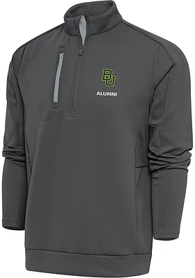 Antigua Baylor Bears Mens Alumni Generation Long Sleeve Qtr Zip Pullover