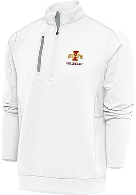 Antigua Iowa State Cyclones Mens Volleyball Generation Long Sleeve Qtr Zip Pullover
