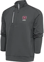 Antigua Missouri State Bears Mens Grey Dad Generation Long Sleeve Qtr Zip Pullover