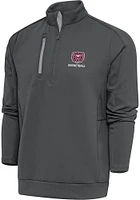 Antigua Missouri State Bears Mens Grey Basketball Generation Long Sleeve Qtr Zip Pullover
