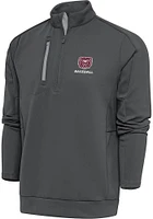 Antigua Missouri State Bears Mens Grey Baseball Generation Long Sleeve Qtr Zip Pullover