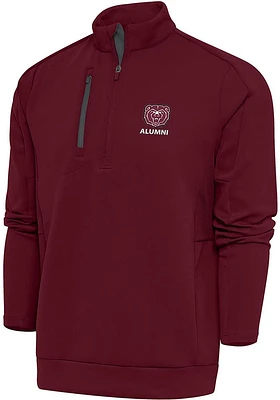 Antigua Missouri State Bears Mens Maroon Alumni Generation Long Sleeve Qtr Zip Pullover