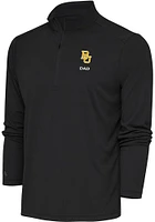 Antigua Baylor Bears Mens Grey Dad Tribute Long Sleeve Qtr Zip Pullover