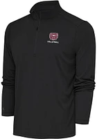 Antigua Missouri State Bears Mens Grey Volleyball Tribute Long Sleeve Qtr Zip Pullover