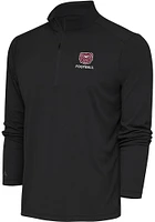 Antigua Missouri State Bears Mens Grey Football Tribute Long Sleeve Qtr Zip Pullover