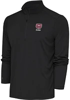 Antigua Missouri State Bears Mens Grey Dad Tribute Long Sleeve Qtr Zip Pullover