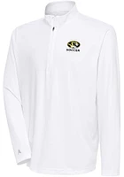 Antigua Missouri Tigers Mens Soccer Tribute Long Sleeve Qtr Zip Pullover