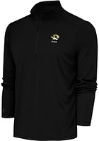 Antigua Missouri Tigers Mens Black Dad Tribute Long Sleeve Qtr Zip Pullover