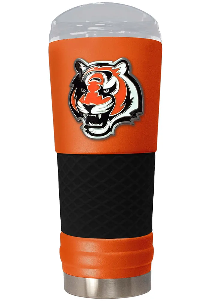 Cincinnati Bengals 24oz Powder Coated Stainless Steel Tumbler - Orange