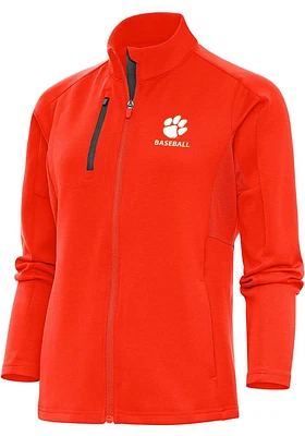 Antigua Clemson Tigers Womens Baseball Generation Light Weight Jacket