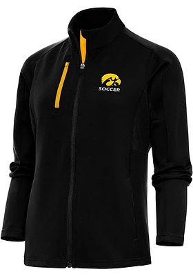 Antigua Iowa Hawkeyes Womens Soccer Generation Light Weight Jacket