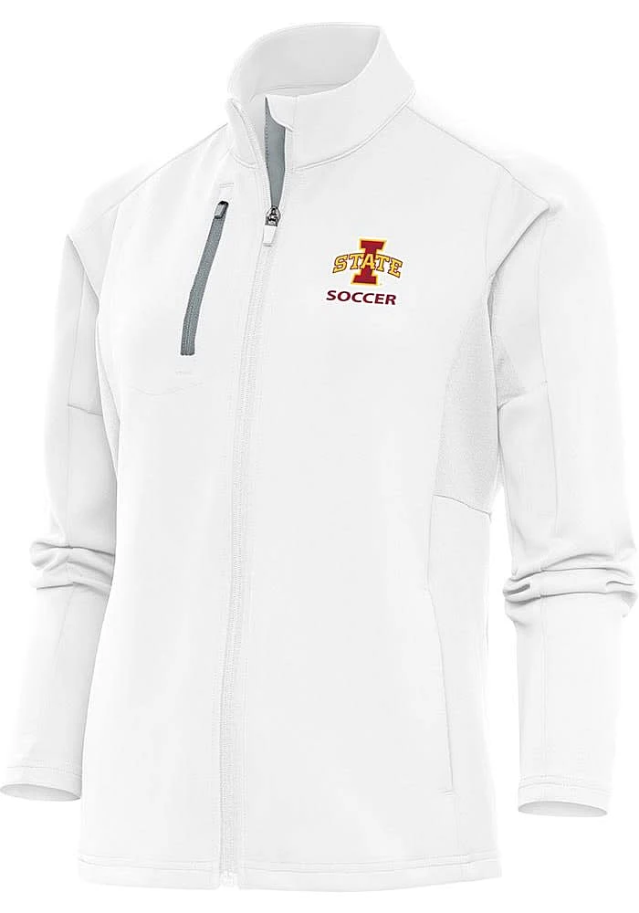 Antigua Iowa State Cyclones Womens Soccer Generation Light Weight Jacket