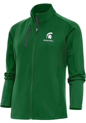 Antigua Michigan State Spartans Womens Basketball Generation Light Weight Jacket
