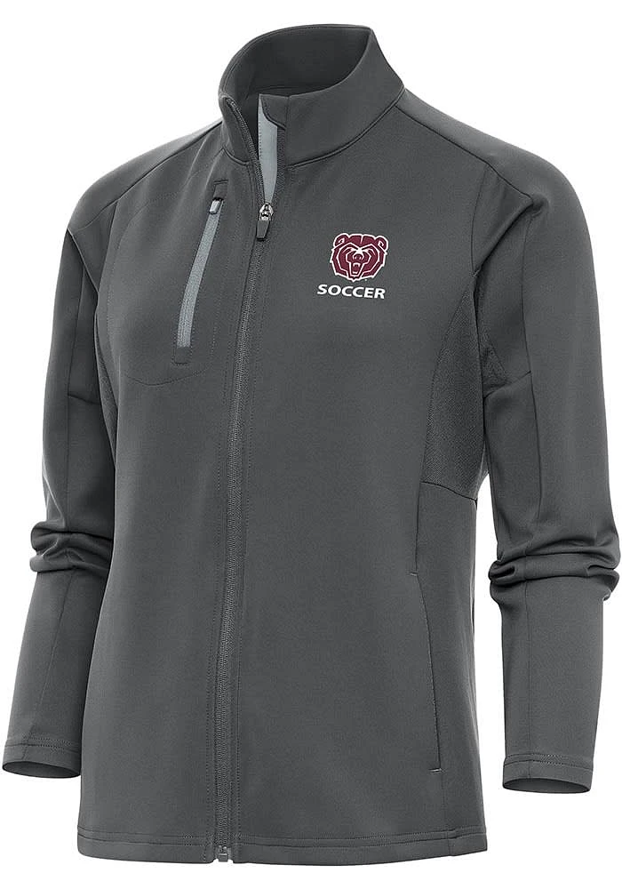 Antigua Missouri State Bears Womens Grey Soccer Generation Light Weight Jacket