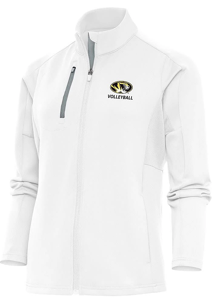 Antigua Missouri Tigers Womens White Volleyball Generation Light Weight Jacket