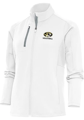 Antigua Missouri Tigers Womens White Volleyball Generation Light Weight Jacket