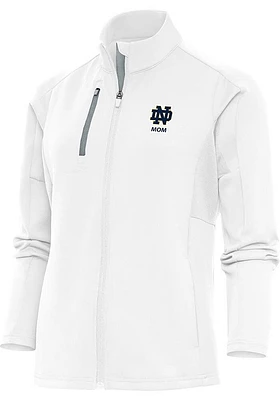 Antigua Notre Dame Fighting Irish Womens White Mom Generation Light Weight Jacket
