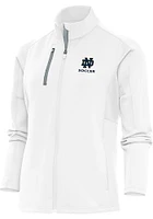 Antigua Notre Dame Fighting Irish Womens White Soccer Generation Light Weight Jacket