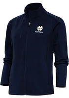 Antigua Notre Dame Fighting Irish Womens Navy Blue Football Generation Light Weight Jacket